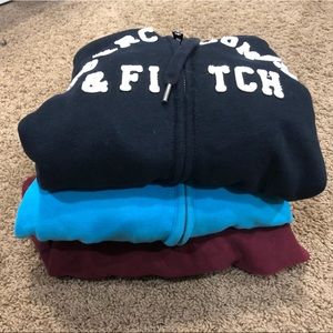 Abercrombie and Fitch 3 Hoodie Lot size Large
